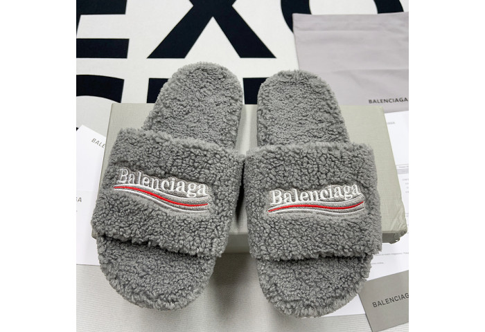 Balenciaga Furry Slide