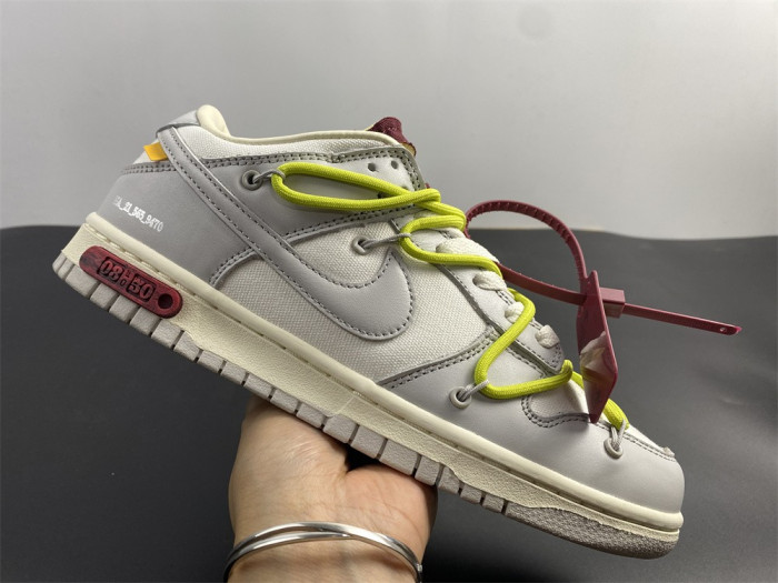 nike dunk low o-w lot 8 dm1602-106