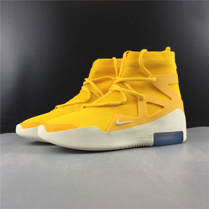 nike air fear of god 1 yellow ar4237-700