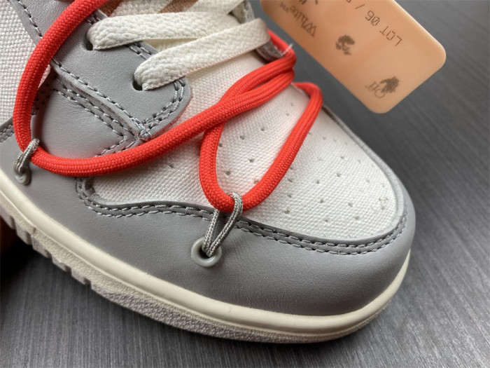 nike dunk low o-w lot 6 dm1602-110