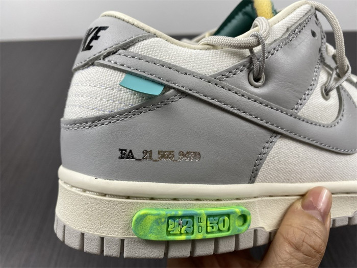 nike dunk low o-w lot 42 dm1602-117