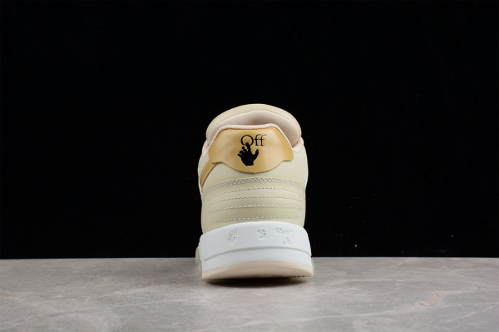 o-w out of office low-top leather sneakers