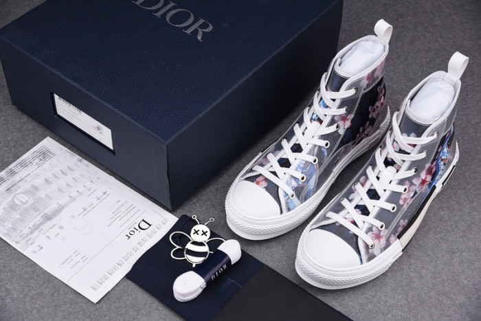 D*or b23 oblique high top sneaker